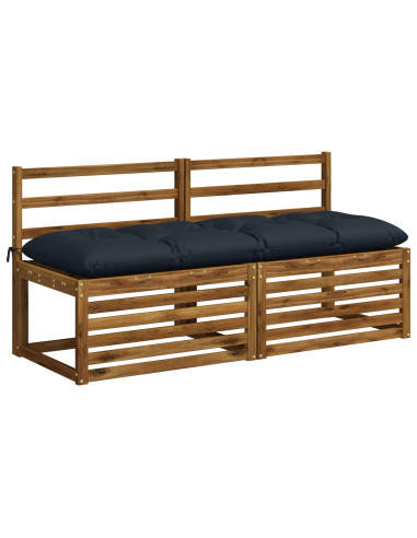 Cuscino per panchina VIANEN 100% Poliestere Blu Scuro