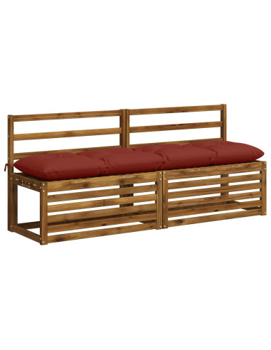 Cuscino per panchina VIANEN 100% Poliestere Rosso