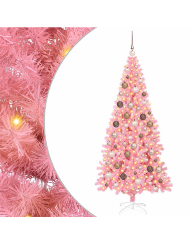 Albero di Natale Rosa 180 cm PVC