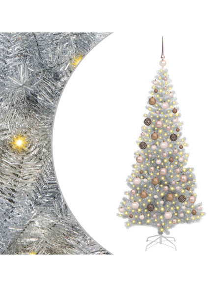 Albero di Natale Argento 180 cm PET