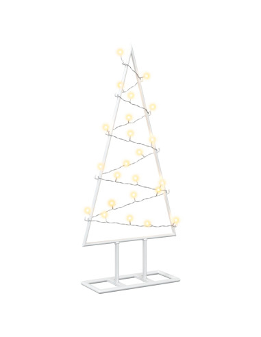Albero di Natale in metallo con LED KUOPIO 60 cm Bianco caldo