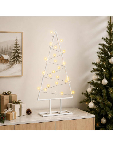 Albero di Natale in metallo con LED KUOPIO 60 cm Bianco caldo