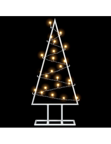 Albero di Natale in metallo con LED KUOPIO 60 cm Bianco caldo
