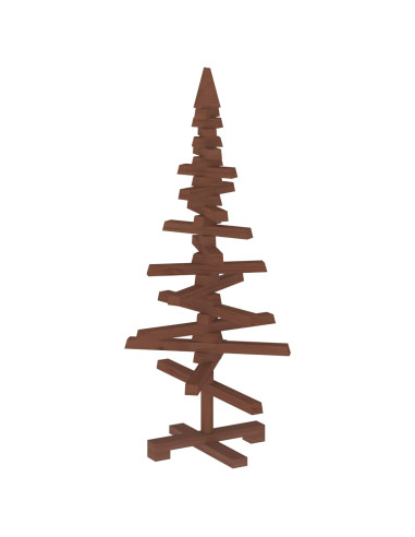 Albero di Natale in legno KOTKA 90 cm Legno Massello di Pino