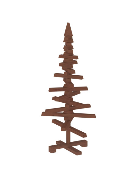 Albero di Natale in legno KOTKA 90 cm Legno Massello di Pino