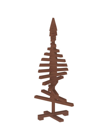 Albero di Natale in legno KOTKA 90 cm Legno Massello di Pino