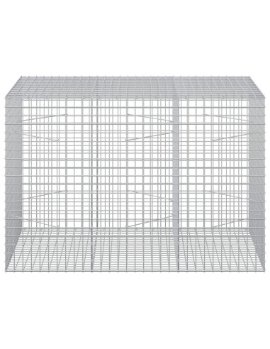 Gabione con filo da 5 mm e rete da 5x5 cm 150x100x100 cm