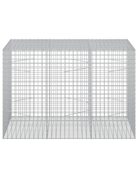 Gabione con filo da 5 mm e rete da 5x5 cm 150x100x100 cm