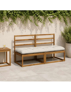 Cuscino per panchina VIANEN 100% Poliestere Bianco