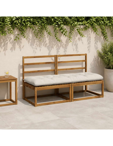 Cuscino per panchina VIANEN 100% Poliestere Bianco