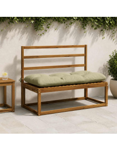 Cuscino per panchina VIANEN 100% Poliestere Verde chiaro