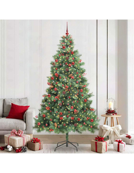 Albero di Natale artificiale Verde 240 cm PVC e Metallo