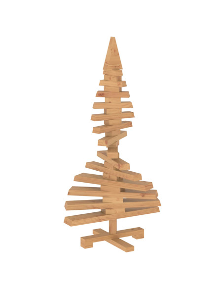 Albero di Natale in legno KOTKA 90 cm Legno Massello di Pino