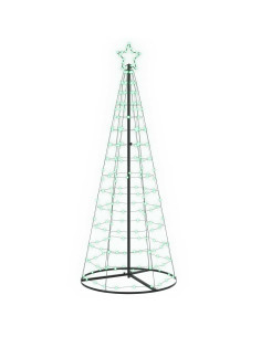 Albero di Natale LED 250 cm 300 LED RGB Acciaio RGB 2