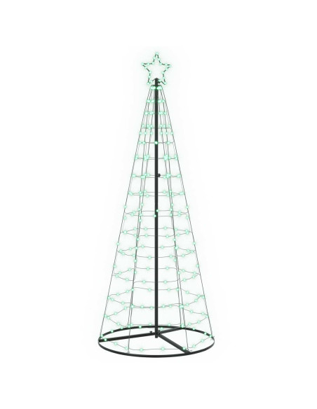 Albero di Natale LED 250 cm 300 LED RGB Acciaio RGB