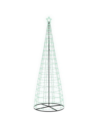 Albero di Natale LED 300 cm 390 LED RGB Acciaio RGB