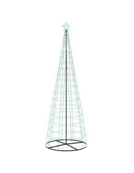 Albero di Natale LED 300 cm 390 LED RGB Acciaio RGB