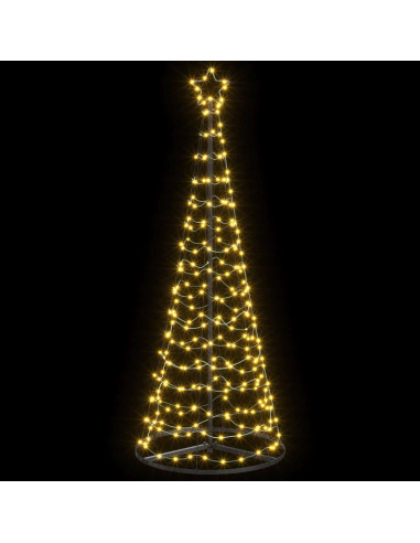 Albero di Natale LED a spirale con base EKENAS 180 cm 220 LED