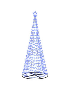 Albero di Natale LED a spirale con base EKENAS 250 cm 370 LED 2