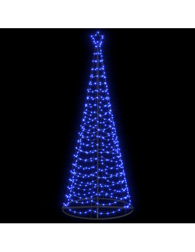 Albero di Natale LED a spirale con base EKENAS 250 cm 370 LED