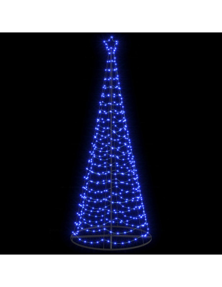 Albero di Natale LED a spirale con base EKENAS 250 cm 370 LED
