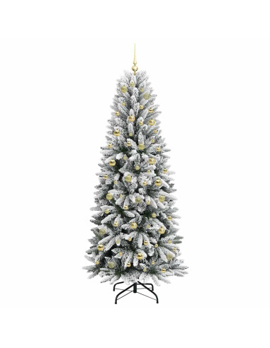 Albero di Natale artificiale Bianco 210 cm