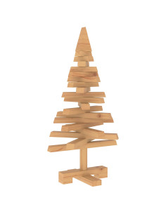 Albero di Natale in legno KOTKA 60 cm Legno Massello di Pino 2