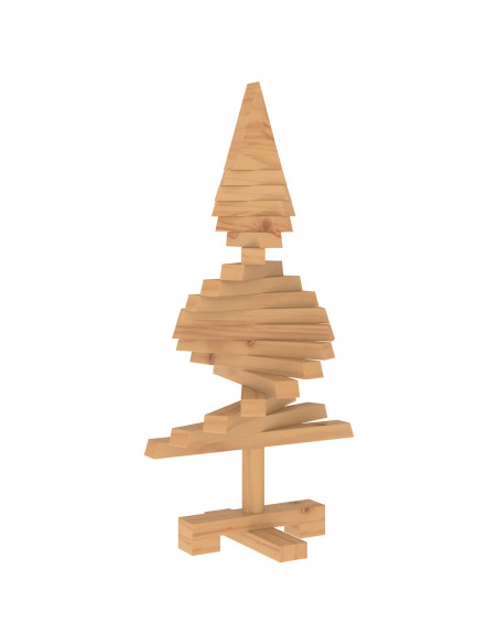 Albero di Natale in legno KOTKA 60 cm Legno Massello di Pino
