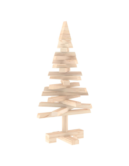 Albero di Natale in legno KOTKA 60 cm Legno Massello di Pino