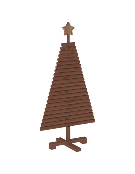 Albero di Natale in legno KOTKA 90 cm Legno Massello di Pino
