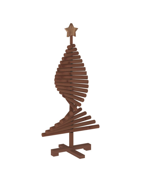 Albero di Natale in legno KOTKA 90 cm Legno Massello di Pino