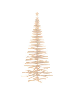 Albero di Natale in legno KOTKA 240 cm Legno Massello di Pino 2