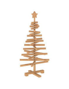 Albero di Natale in legno KOTKA 90 cm Legno Massello di Pino 2
