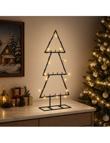 Albero di Natale in metallo con supporto KUOPIO 60 cm