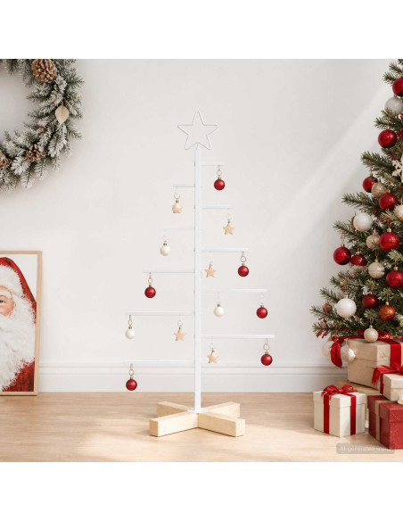 Albero di Natale in metallo con supporto KUOPIO 90 cm Acciaio