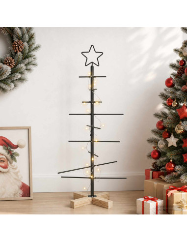 Albero di Natale in metallo con supporto KUOPIO 90 cm