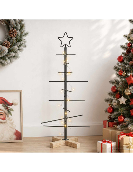 Albero di Natale in metallo con supporto KUOPIO 90 cm