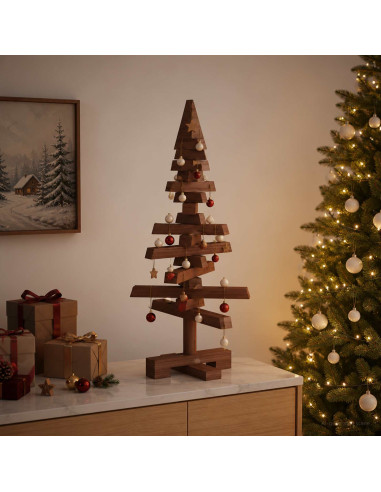 Albero di Natale in legno KOTKA 60 cm Legno Massello di Pino