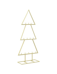 Albero di Natale in metallo con supporto KUOPIO 60 cm Acciaio 2