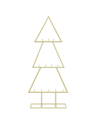 Albero di Natale in metallo con supporto KUOPIO 60 cm Acciaio