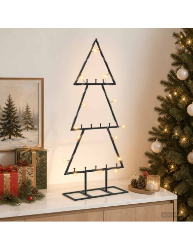 Albero di Natale in metallo con supporto KUOPIO 60 cm