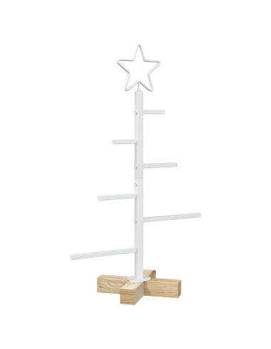 Albero di Natale in metallo con supporto KUOPIO 60 cm Acciaio