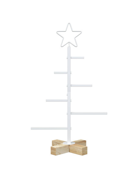 Albero di Natale in metallo con supporto KUOPIO 60 cm Acciaio