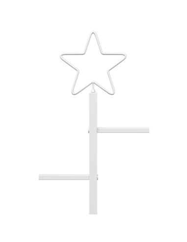 Albero di Natale in metallo con supporto KUOPIO 60 cm Acciaio