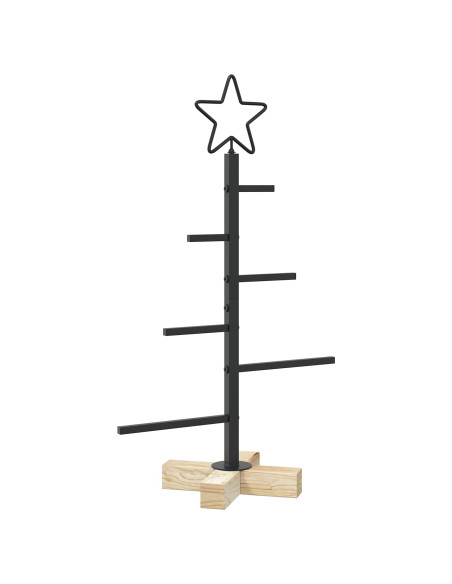 Albero di Natale in metallo con supporto KUOPIO 60 cm Acciaio