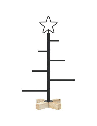 Albero di Natale in metallo con supporto KUOPIO 60 cm Acciaio