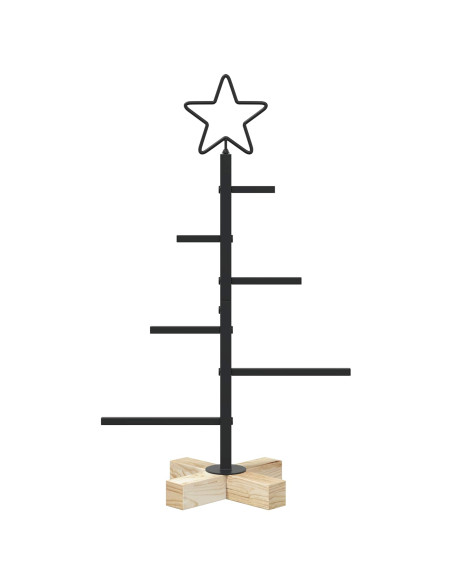 Albero di Natale in metallo con supporto KUOPIO 60 cm Acciaio