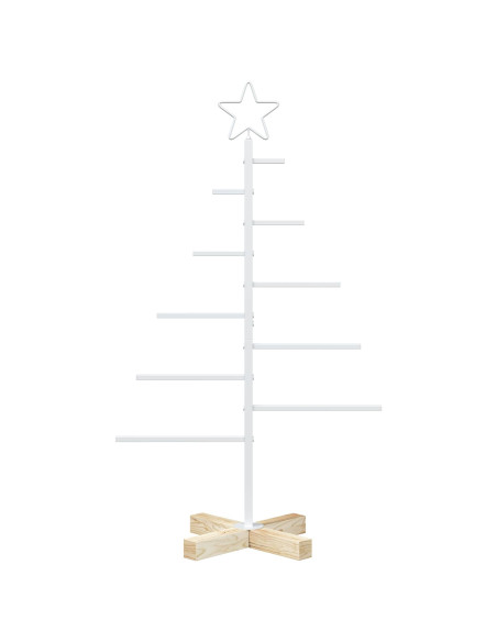 Albero di Natale in metallo con supporto KUOPIO 90 cm Acciaio