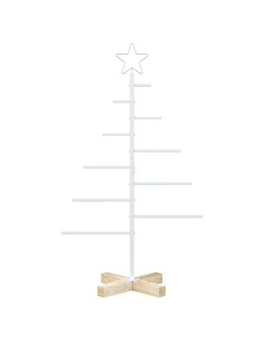 Albero di Natale in metallo con supporto KUOPIO 90 cm Acciaio