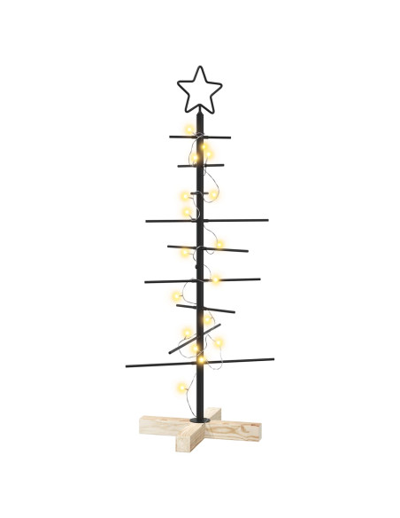 Albero di Natale in metallo con supporto KUOPIO 90 cm